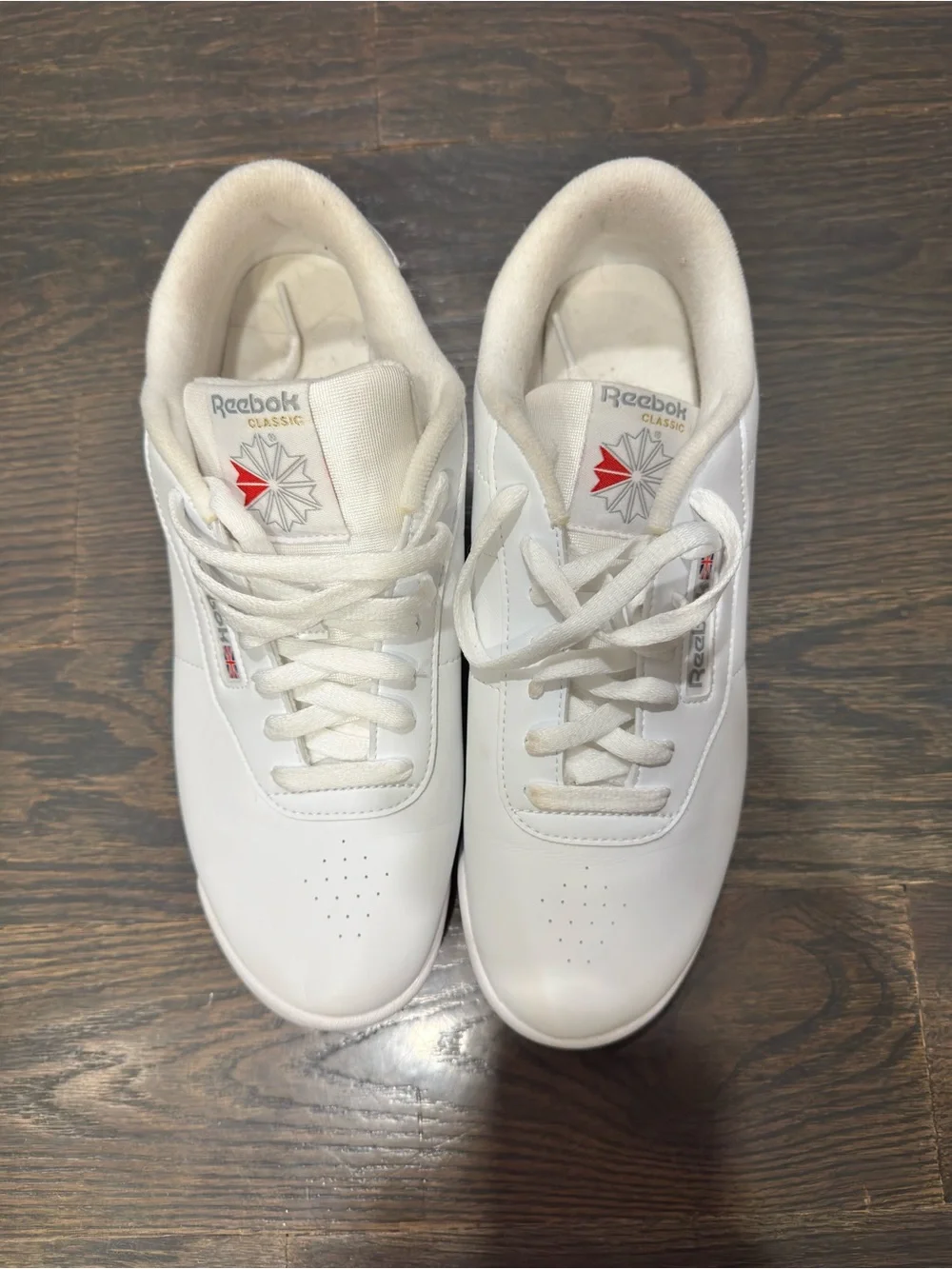 Reebok Classic Women’s White Leather Sneakers